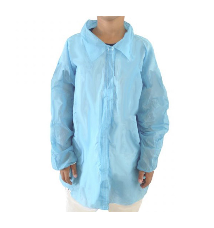 PP Schutzmäntel Kind Blau Klettverschluss Ohne Tasche (1 Stück) PP Schutzmäntel Kind Blau Klettverschluss Ohne Tasche (1 Stück)