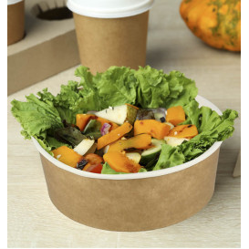 Suppenbecher To Go Kraft Mit Deckel PP 38 Oz/1140ml (25 Stück)