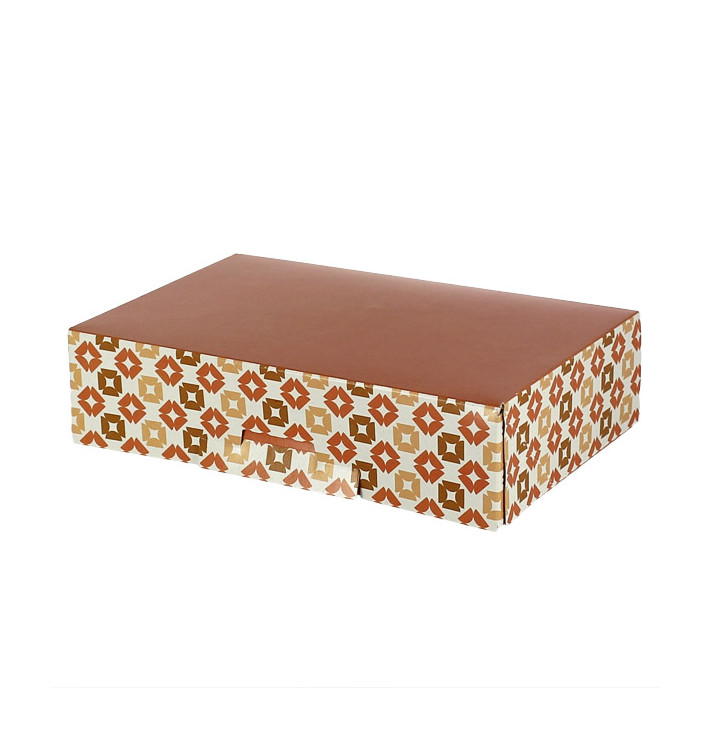 Schachtel für Süßwaren und Pralinen Koralle 18,5x12,5x5cm (600 Stück) Schachtel für Süßwaren und Pralinen Koralle 18,5x12,5x5cm (600 Stück)