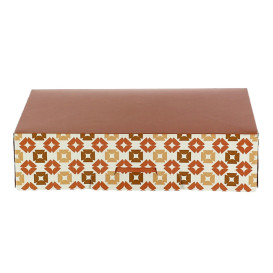 Schachtel für Süßwaren und Pralinen Koralle 17x11,5x4,3cm (100 Stück)