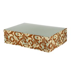 Schachtel für Süßwaren und Pralinen Minzschokolade 19,5x13,5x5,3cm (100 Stück)
