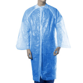 PE Gewand Blau Knopfverschluss (1 Stück)
