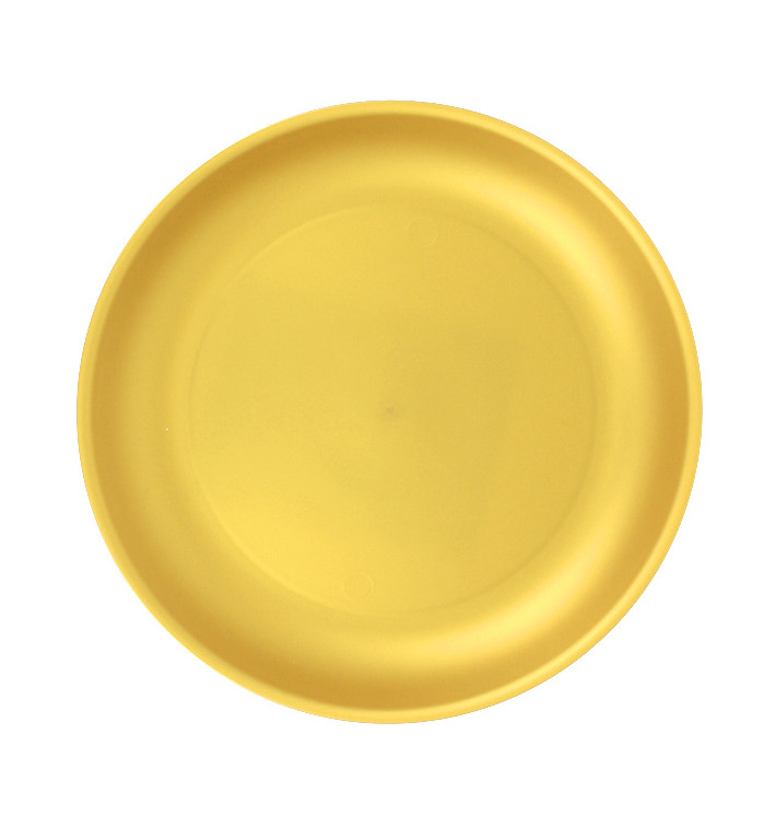 Wiederverwendbare Plastikteller PP Mineral Gold Ø21cm (6 Stück) Wiederverwendbare Plastikteller PP Mineral Gold Ø21cm (6 Stück)