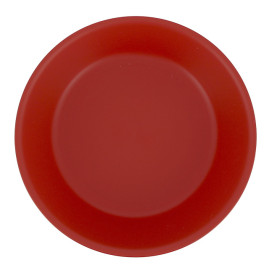 Wiederverwendbare Plastikteller PP Mineral Rot Ø18cm (54 Stück)