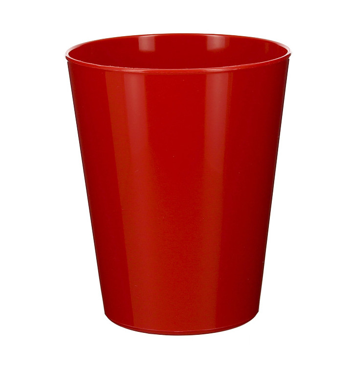 Wiederverwendbare Mehrwegbecher PP Mineral Rot 330ml (6 Stück) Wiederverwendbare Mehrwegbecher PP Mineral Rot 330ml (6 Stück)