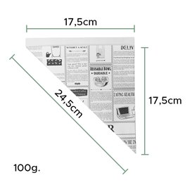 Spitztüten Pergament Fettabweisend 240mm 100g (2.000 Stück)