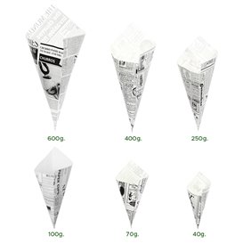 Spitztüten Pergament Fettabweisend 295mm 250g (2.000 Stück) Spitztüten Pergament Fettabweisend 295mm 250g (2.000 Stück)