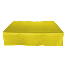Papiertischdecke Zuschnitt Gelb 1,2x1,2 Meter 40g (300 Stück)