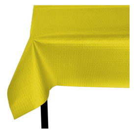 Papiertischdecke Zuschnitt Gelb 1,2x1,2 Meter 40g (300 Stück)