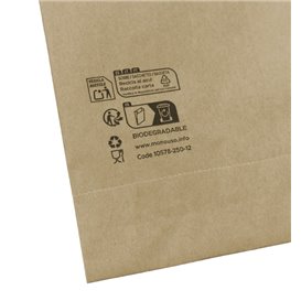 Beutel Kraft für Pommes Frites 12x12cm (3.000 Stück)