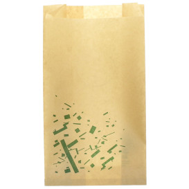 Burgerpapier fettdicht Kraft 14+7x24cm (1.000 Stück)