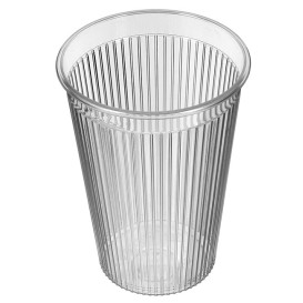 Becher aus Hartplastik "Ribbed"  PS 200ml (1.000 Stück)