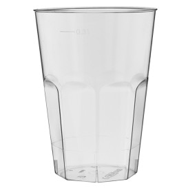 Becher aus Hartplastik "Deco" PS 300ml (30 Stück)