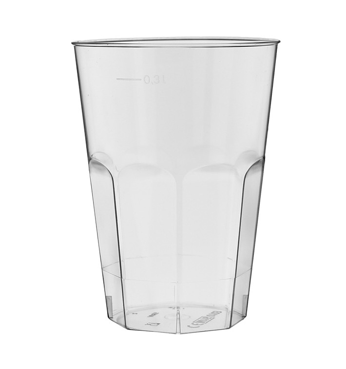 Becher aus Hartplastik "Deco" PS 300ml (450 Stück) Becher aus Hartplastik "Deco" PS 300ml (450 Stück)