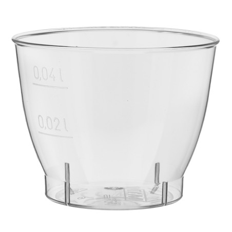 Wiederverwendbarer Becher PS "Cool Cup" Klar 40ml (50 Stück)