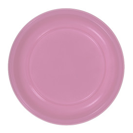 Wiederverwendbar Plastikteller Tief Wirtschaftlich PS Pink Ø20,5cm (25 Stück)