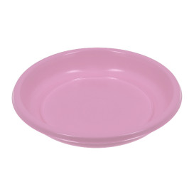 Wiederverwendbar Plastikteller Tief Wirtschaftlich PS Pink Ø20,5cm (25 Stück)