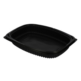 Plastikbehälter Rechtecking PP Schwarz 1050ml 255x189x45mm (40 Stück)