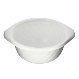 Plastikbehälter Rund PP Weiss 400ml Ø144mm (100 Stück)