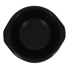 Plastikbehälter Rund PP Schwarz 550ml Ø149mm (600 Stück)
