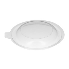 Deckel Lichtdurchlässig Plastikbehälter PP 400ml Ø144x18mm (100 Stück)