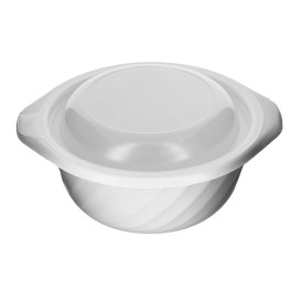 Deckel Lichtdurchlässig Plastikbehälter PP 550ml Ø149x27mm (100 Stück)