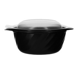 Deckel Lichtdurchlässig Plastikbehälter PP 550ml Ø149x27mm (100 Stück)