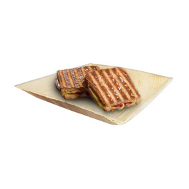 Palmblatt Teller Quadratisch 27x27cm (6 Stück)