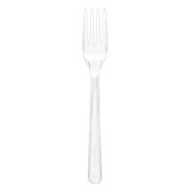 Gabel Plastik PS Wiederverwendbar Transparent 18cm (20 Stück)