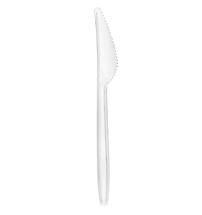 Messer Plastik PS Wiederverwendbar Transparent 18cm (20 Stück)
