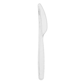 Messer Plastik PS Wiederverwendbar Transparent 18cm (50 Stück)