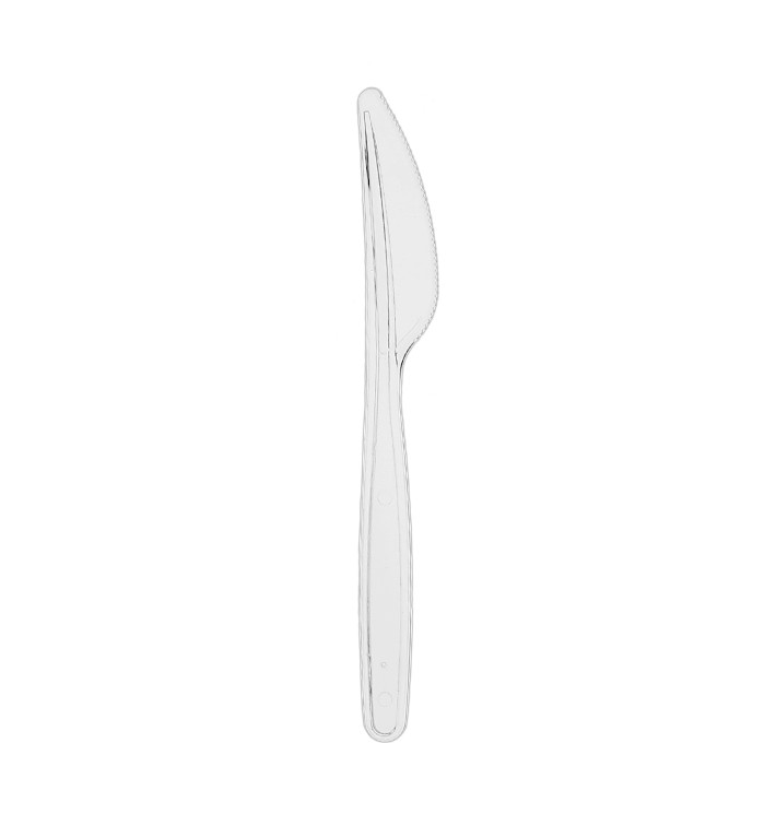Messer Plastik PS Wiederverwendbar Transparent 18cm (50 Stück) Messer Plastik PS Wiederverwendbar Transparent 18cm (50 Stück)