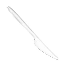 Messer Plastik PS Wiederverwendbar Transparent 18cm (1.000 Stück)