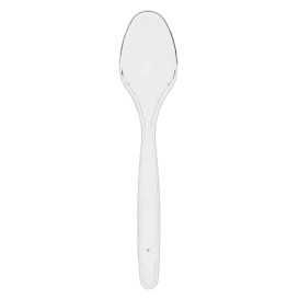 Kleiner Löffel Plastik PS Wiederverwendbar Transparent 12,5cm (720 Stück)