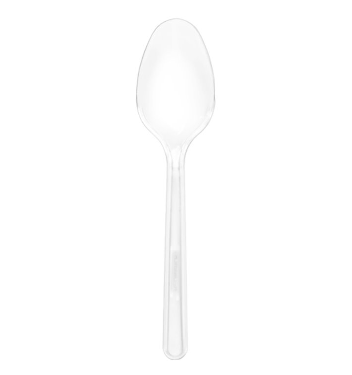 Kleiner Löffel Plastik PS Wiederverwendbar Transparent 12,5cm (720 Stück)