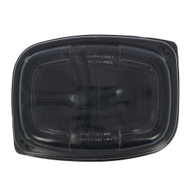 Deckel Transluzenten Plastikbehälter PP 1050/1250ml 255x189x20mm (20 Stück)