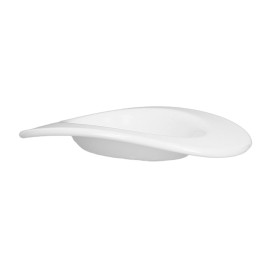 Mini-Plastikteller Durable SAN "Ellipse" Weiß 10ml (6 Stück)