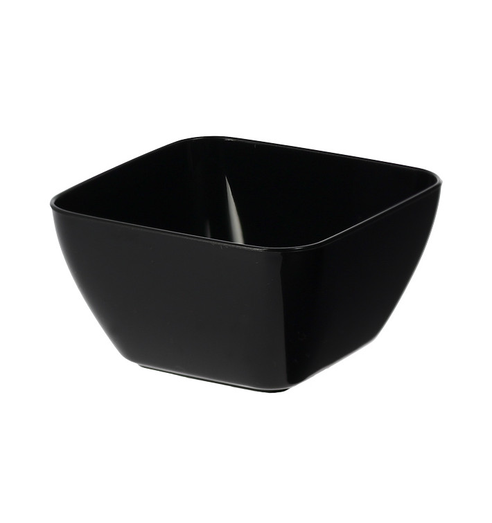 Servierschüssel Plastik schwarz 5x5x3cm 75ml (20 Stück) Servierschüssel Plastik schwarz 5x5x3cm 75ml (20 Stück)