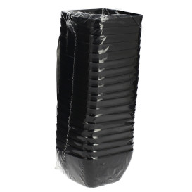 Servierschüssel Plastik schwarz 5x5x3cm 75ml (20 Stück)