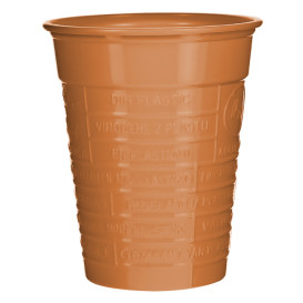 Plastikbecher PS Orange 200ml Ø7cm (1.500 Stück)