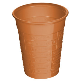 Plastikbecher PS Orange 200ml Ø7cm (1.500 Stück)