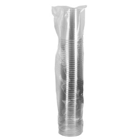 Wiederverwendbarer Becher PS "Diamant" Glasklar 250ml Ø7,2cm (50 Stück)