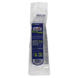 Löffel PS Wiederverwendbar "Diamant" Transparent 180mm (20 Stück)