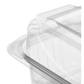 Plastickschale klappdeckel PLA 23,0x15,0x7,5cm (80 Stück)
