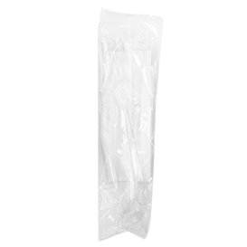 Besteckset Wiederverwendbares PS 2 Stück + Servietten (25 Stück)