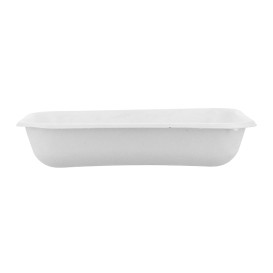 Ökologische Verpackung Weiß 470ml 18,0x12,0x4,0 cm (50 Stück)