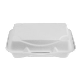 Klappschachtel Zuckerrohr Weiß 23x15x7,5cm (250 Stück)