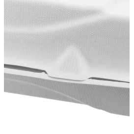 Klappschachtel Zuckerrohr Weiß 23x15x7,5cm (50 Stück)