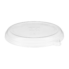 Plastikdeckel RPET für Ökologische Verpackung Oval 710,940 ml (300 Stück)