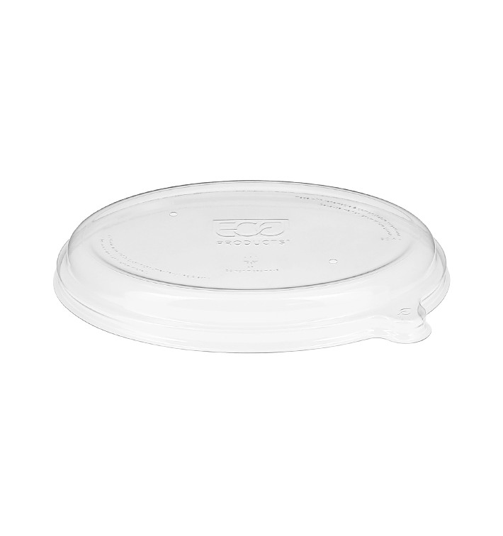 Plastikdeckel RPET für Ökologische Verpackung Oval 710,940 ml (300 Stück)